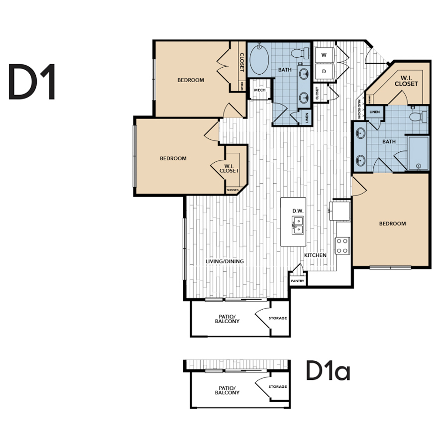 D1A floor plan