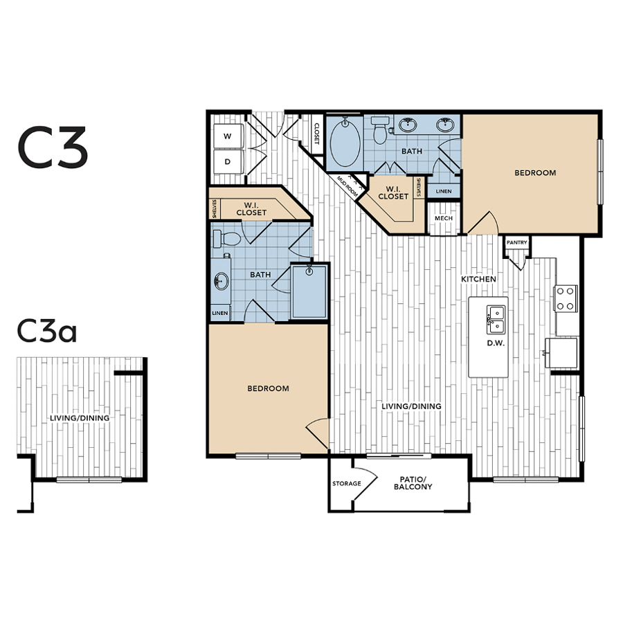 C3A floor plan