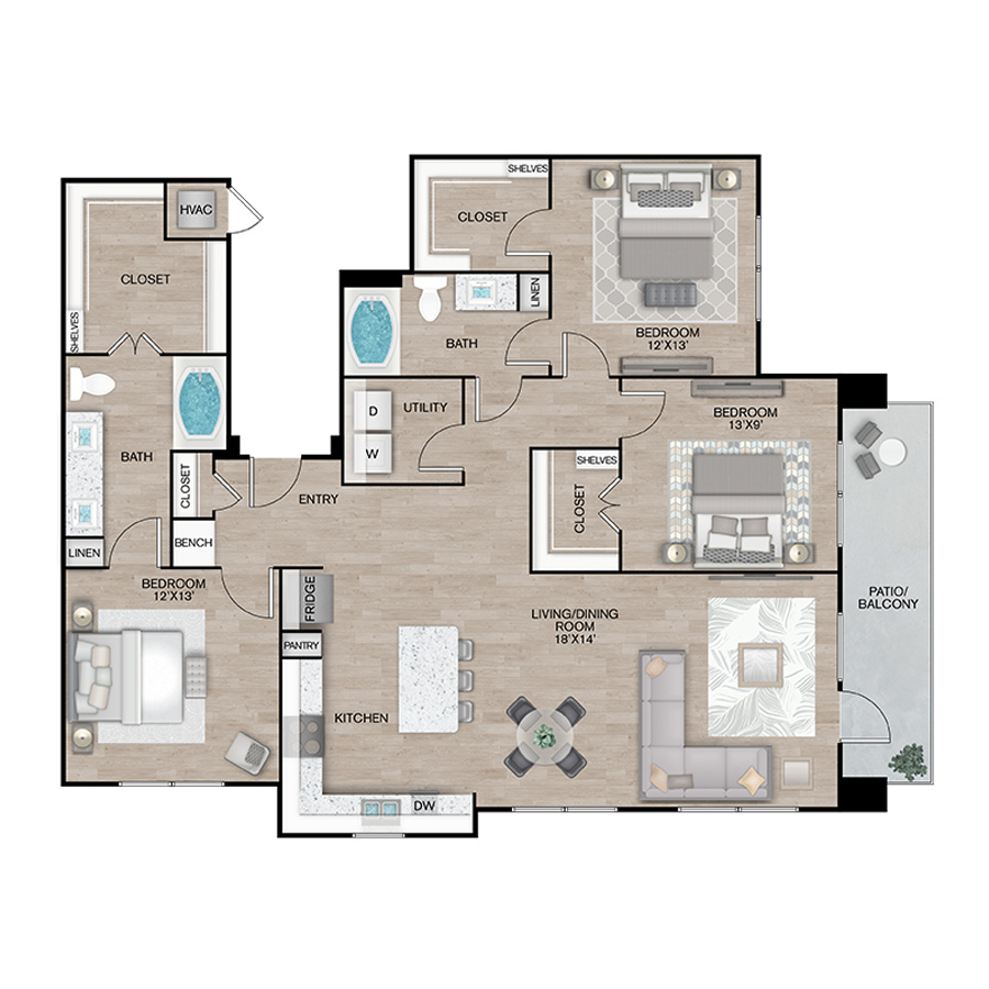C1 floor plan