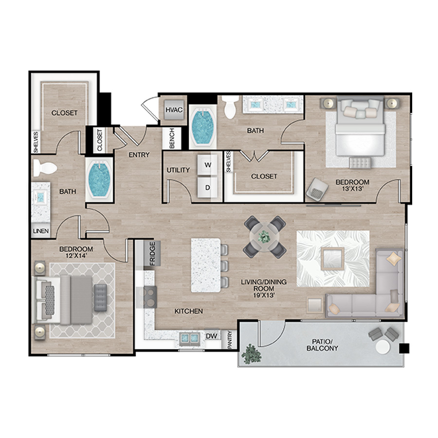 B2 floor plan