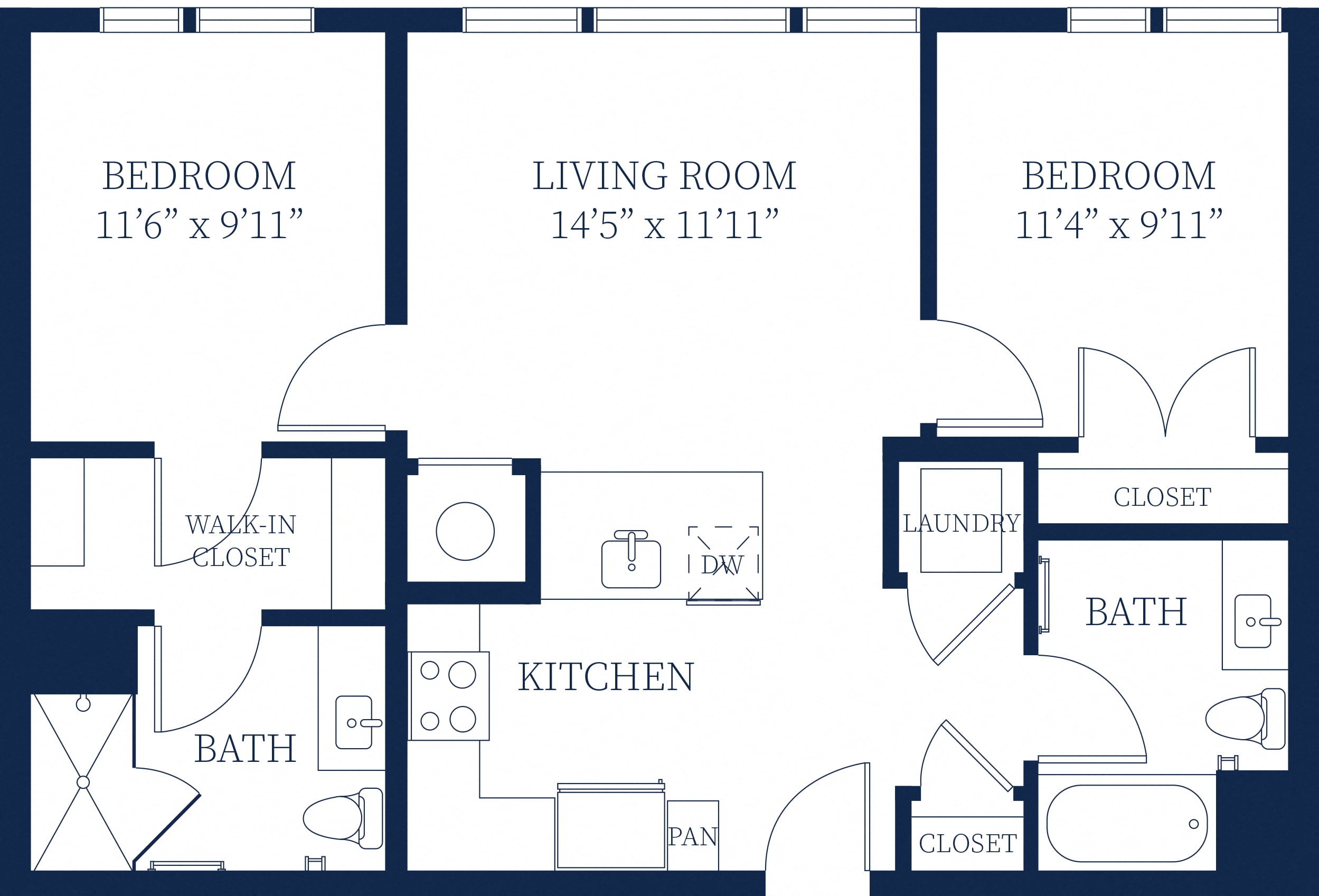 B1/B1a floor plan