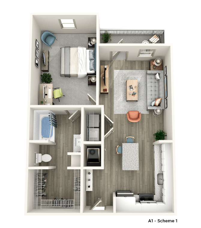A1 floor plan