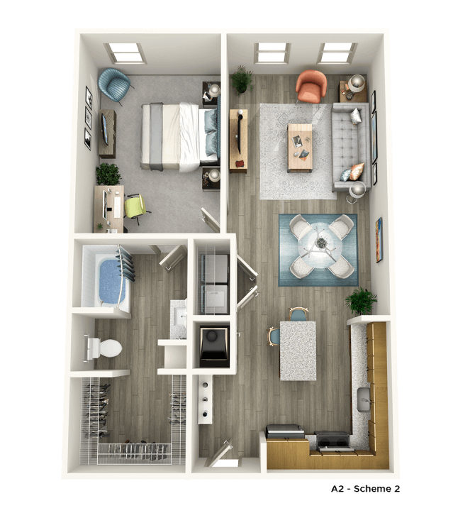 A2 floor plan