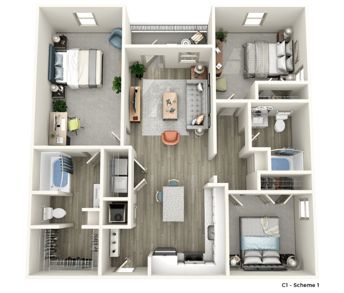 C1 floor plan