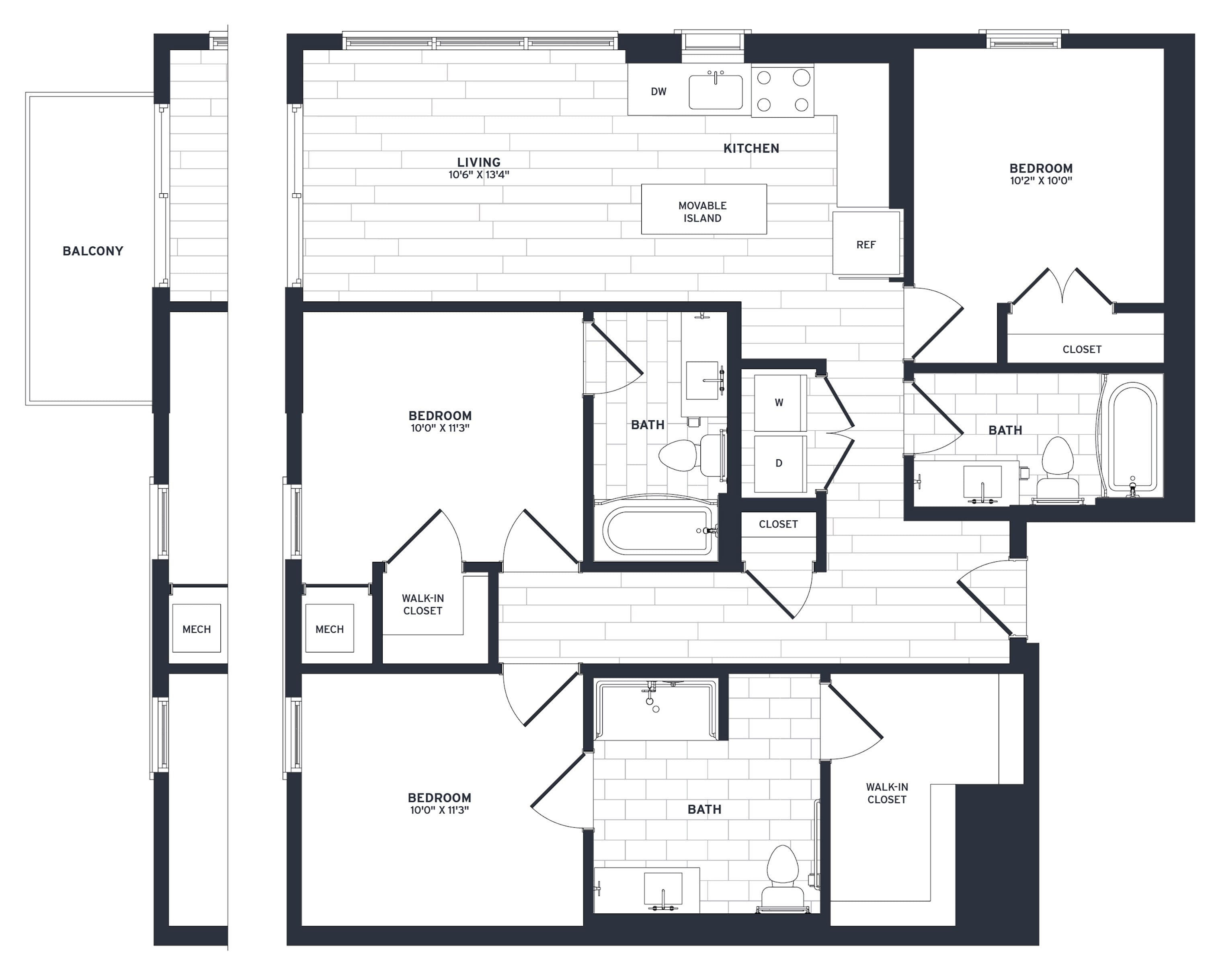 C1b floor plan