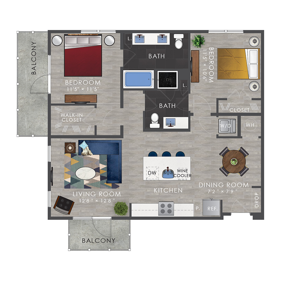 B2 floor plan
