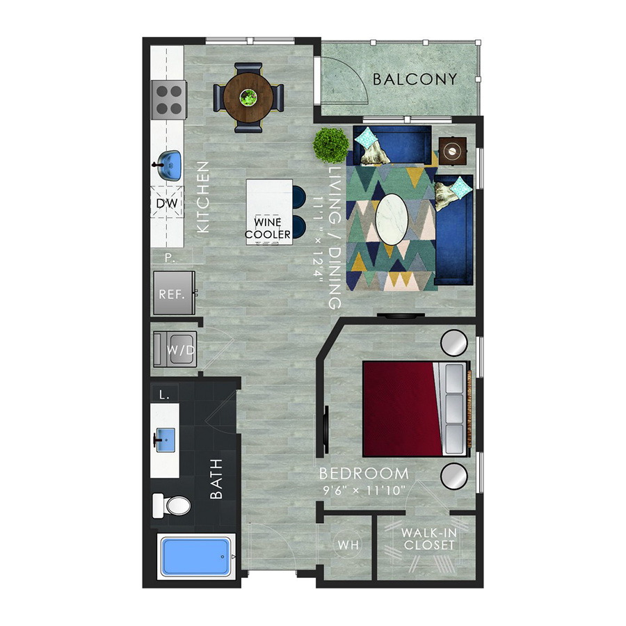 A floor plan