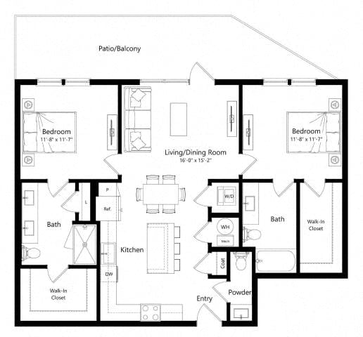 B2 floor plan