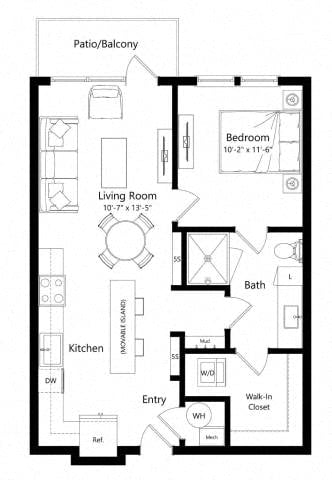 A1 floor plan