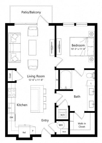 A2 floor plan
