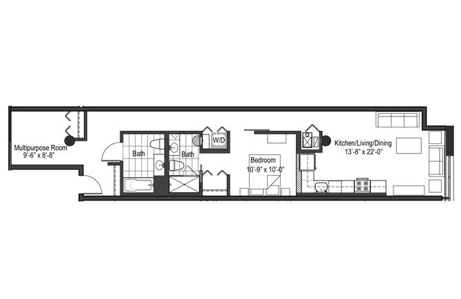 Unit 216 floor plan