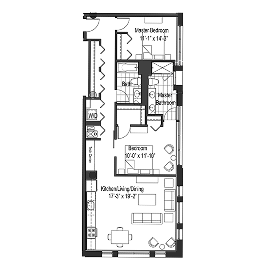 Unit 234 floor plan