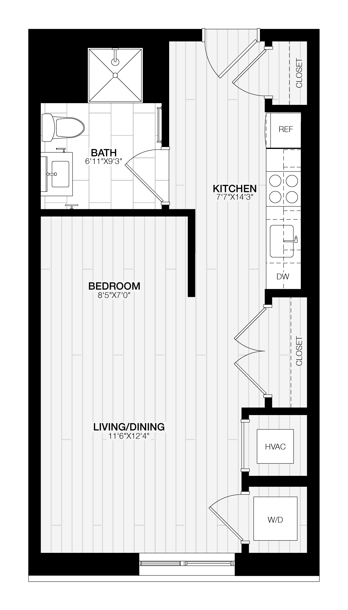 Studio-A1 floor plan