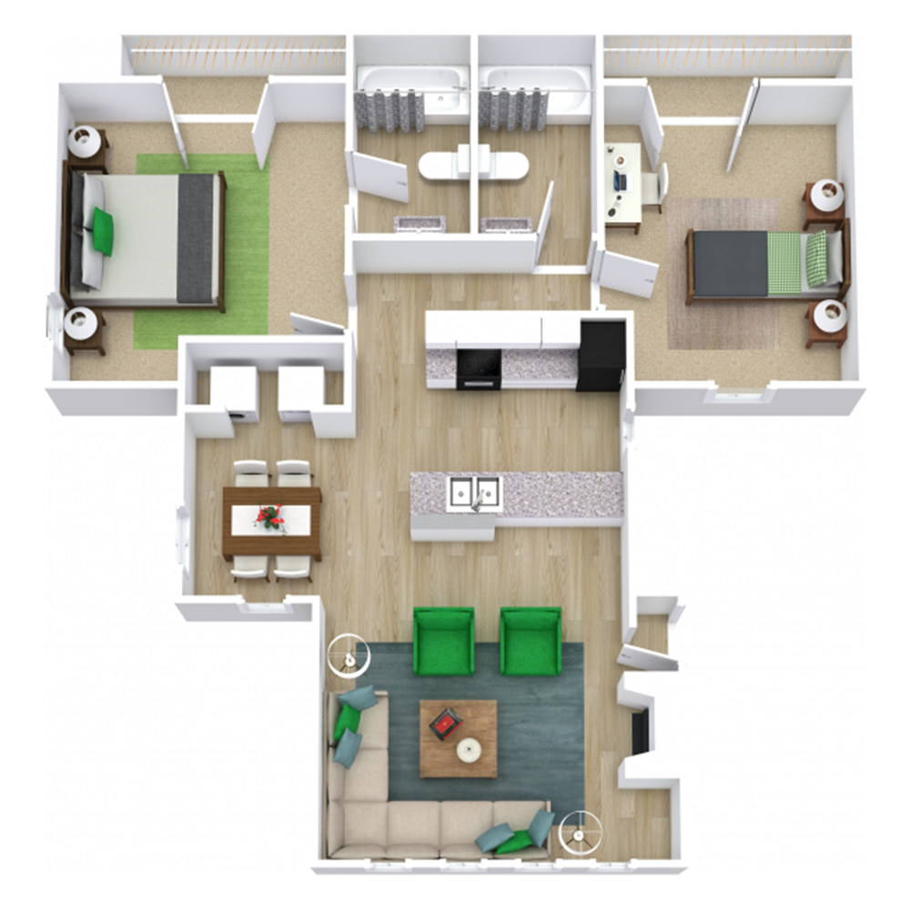 The White Oak - Gregory North floor plan