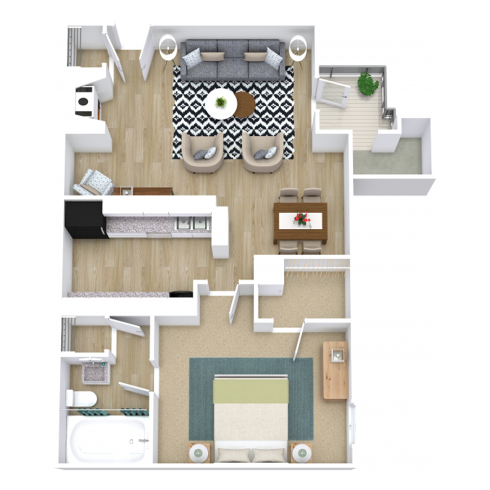 The Red Oak - Gregory North floor plan