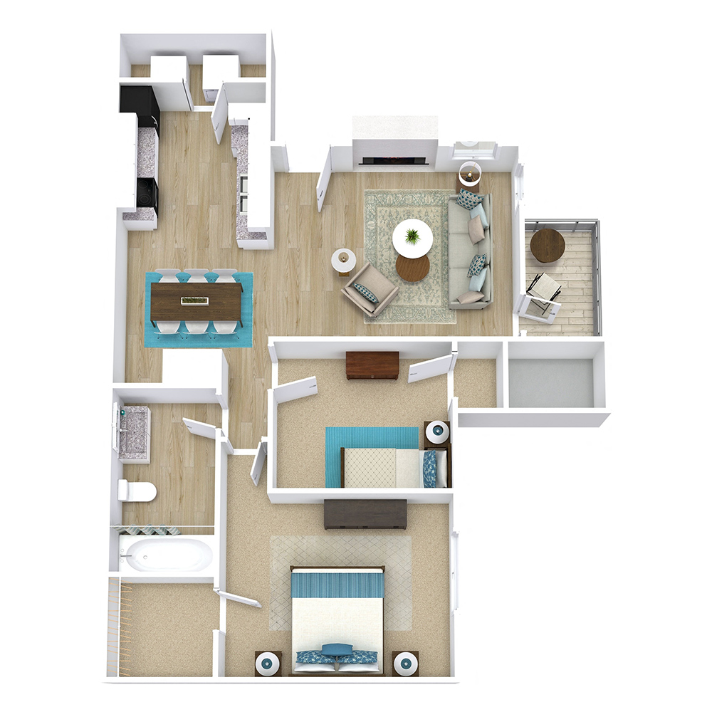 The Post Oak - Gregory North floor plan