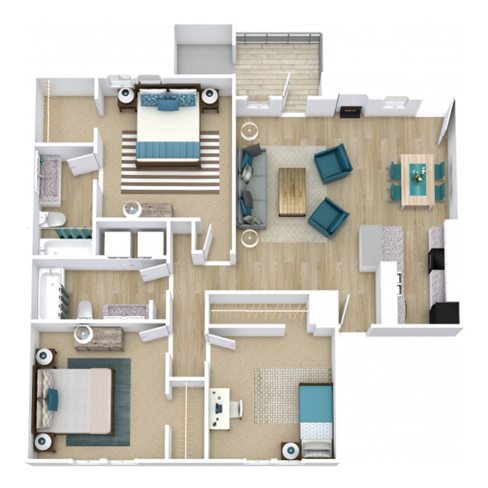The Willow Oak - Gregory North floor plan