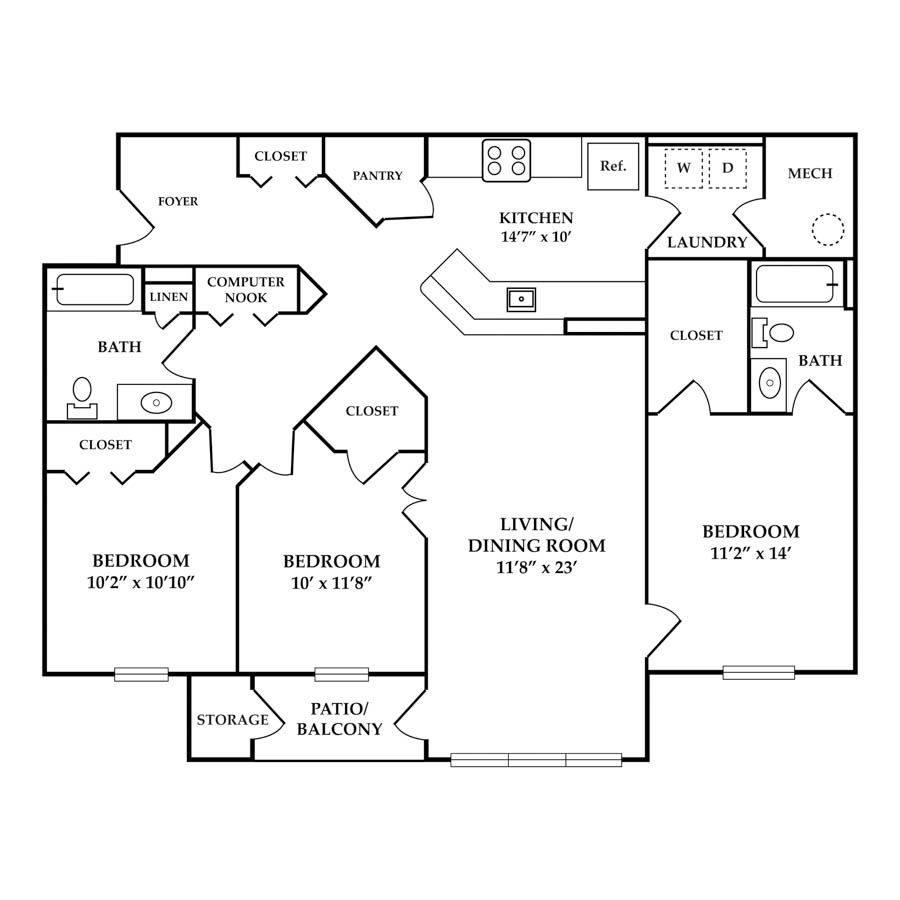 C1 floor plan