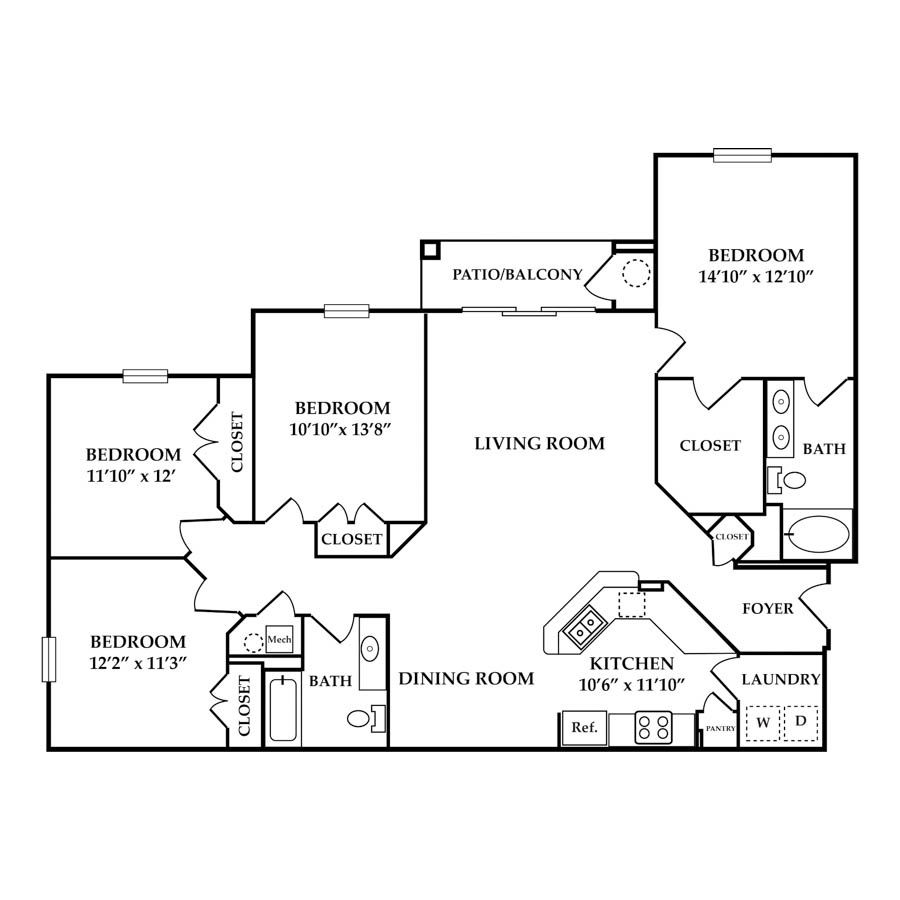 D1 floor plan