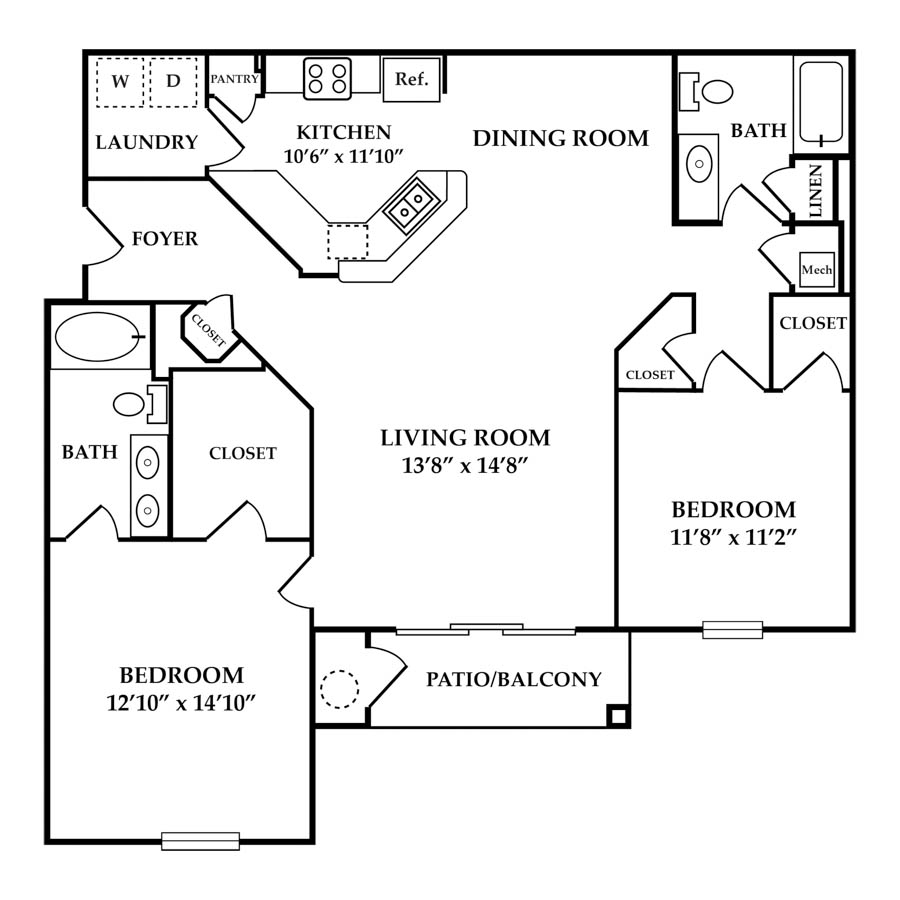 B2 floor plan