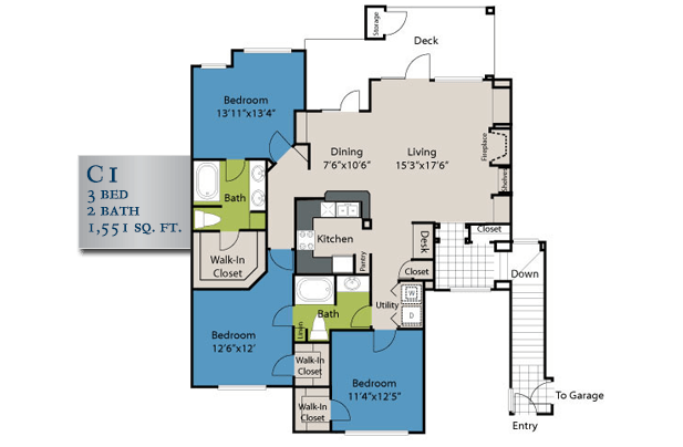 C1 floor plan