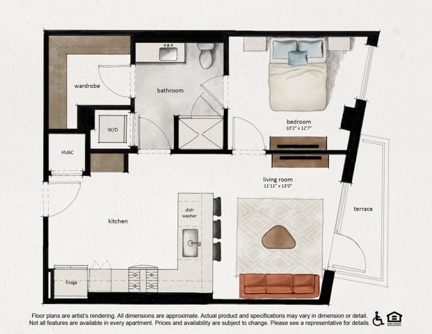 A01 floor plan