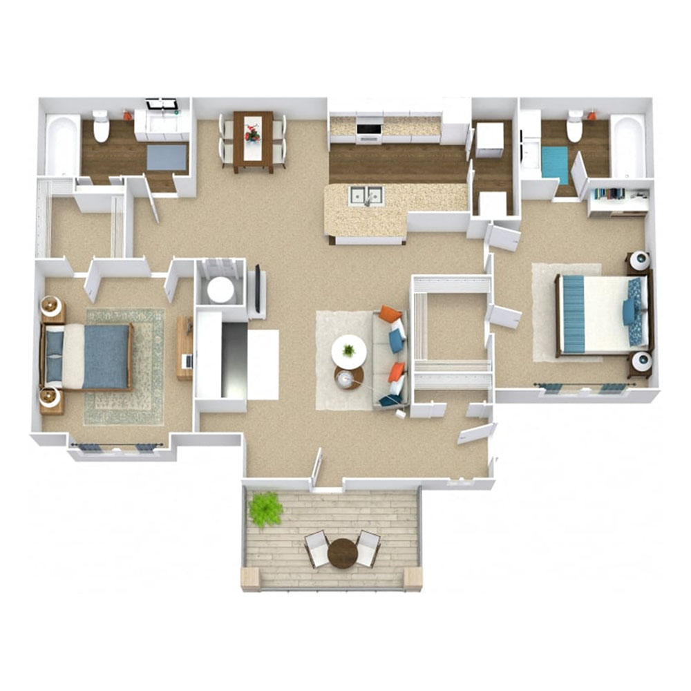 The Acacia floor plan