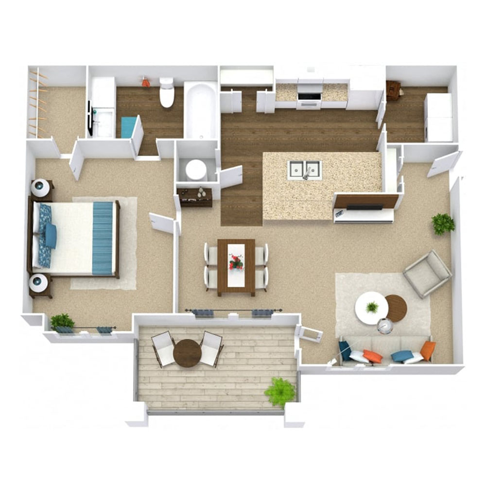 The Mirage floor plan