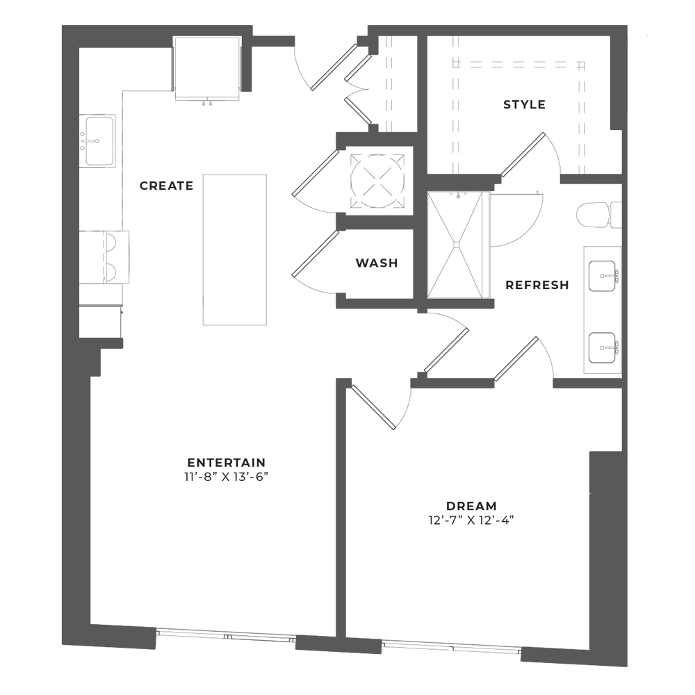 A1 floor plan