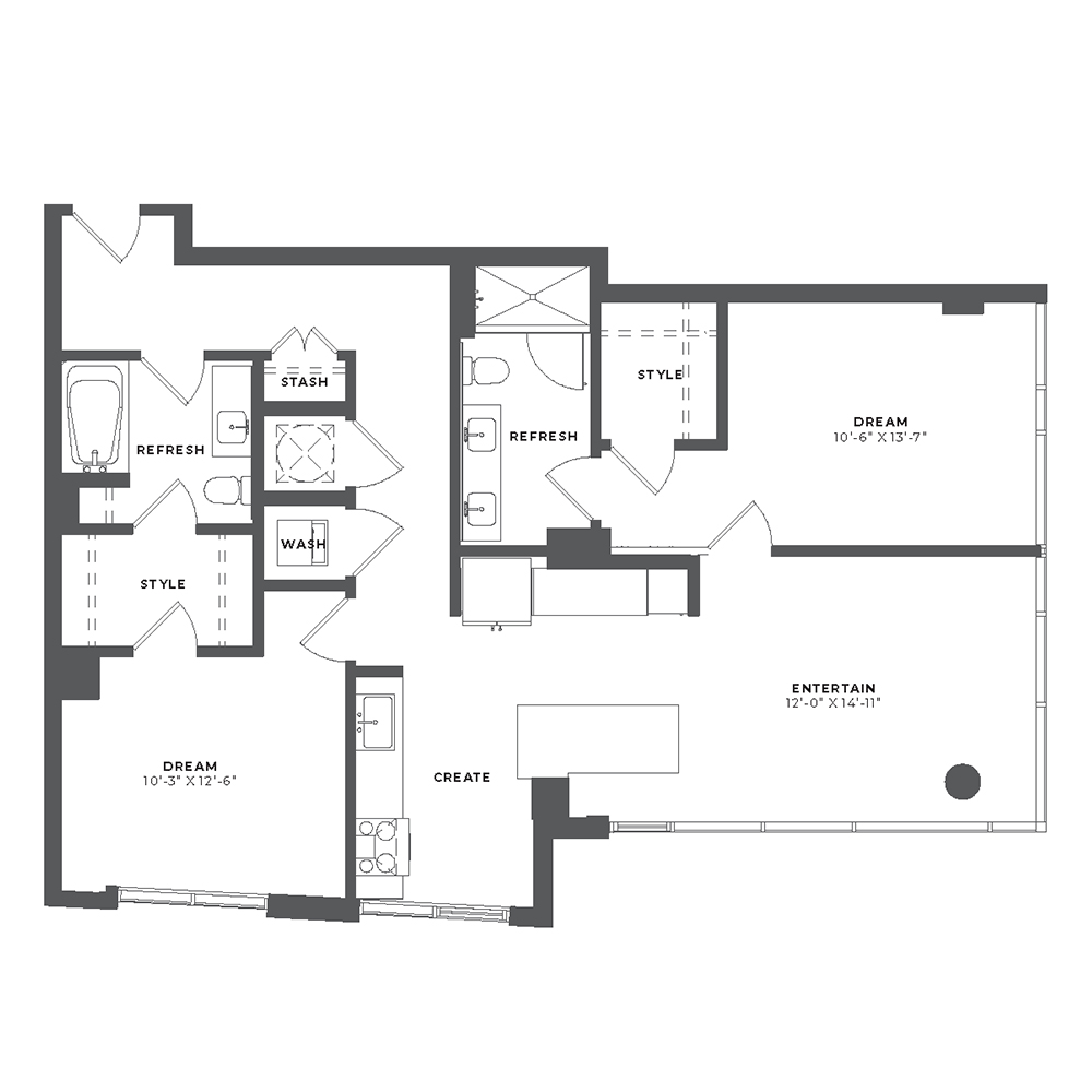 B2 floor plan