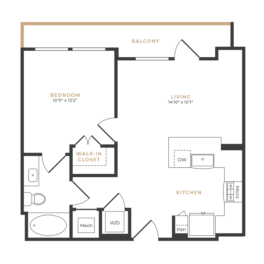 A2 floor plan