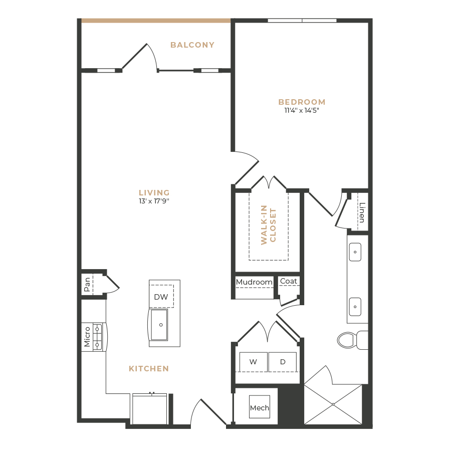 A14 floor plan