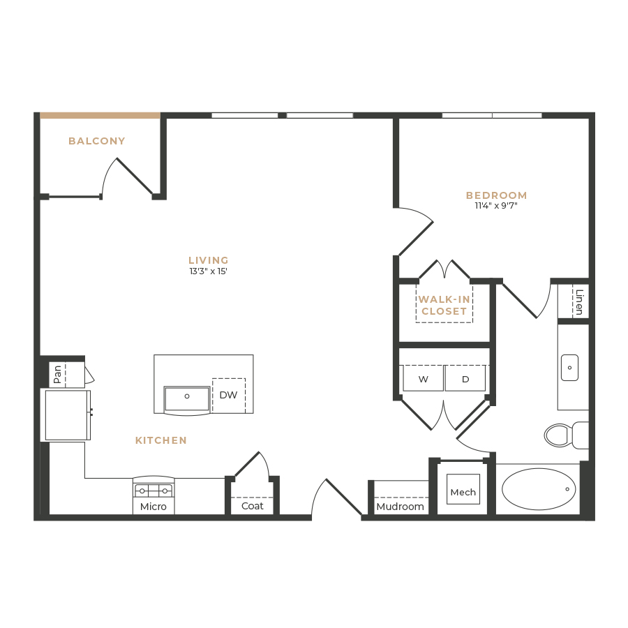 A13 floor plan