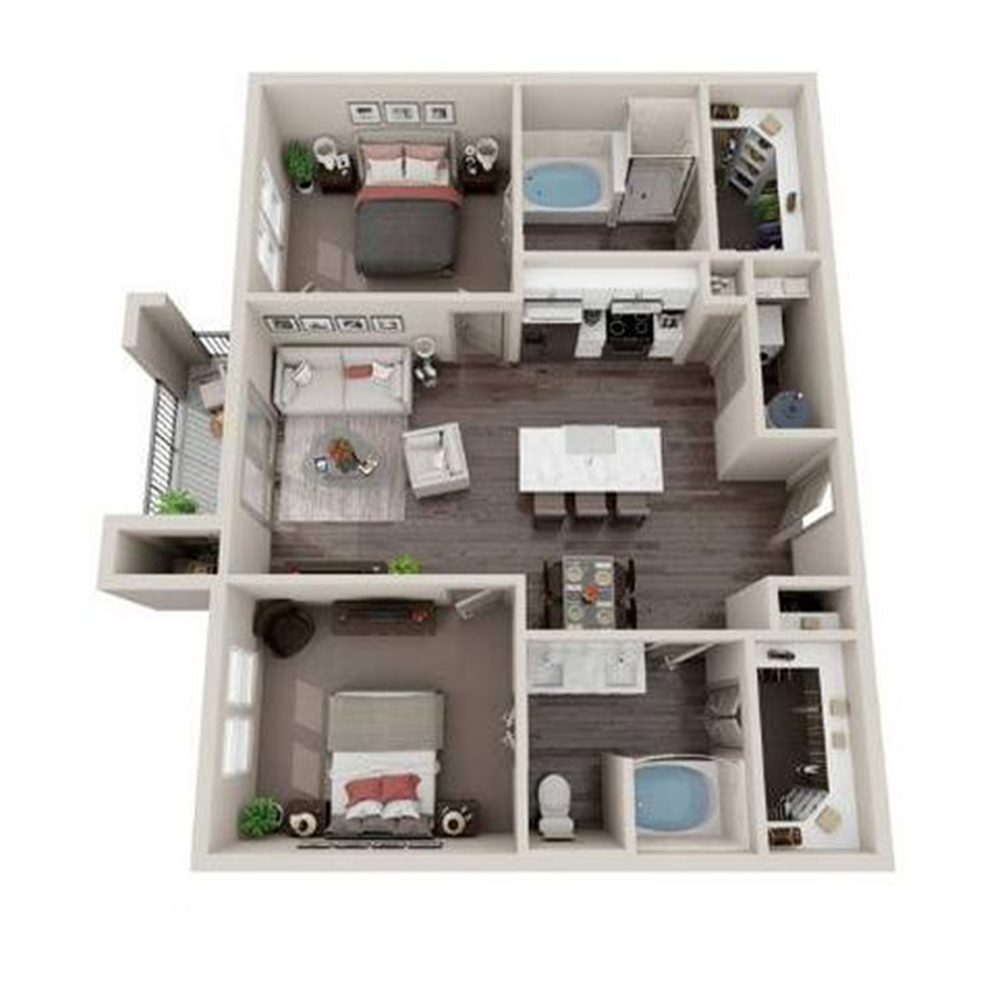 B2 floor plan