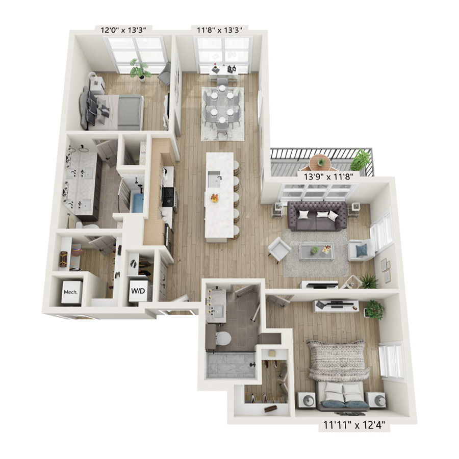 B4 floor plan