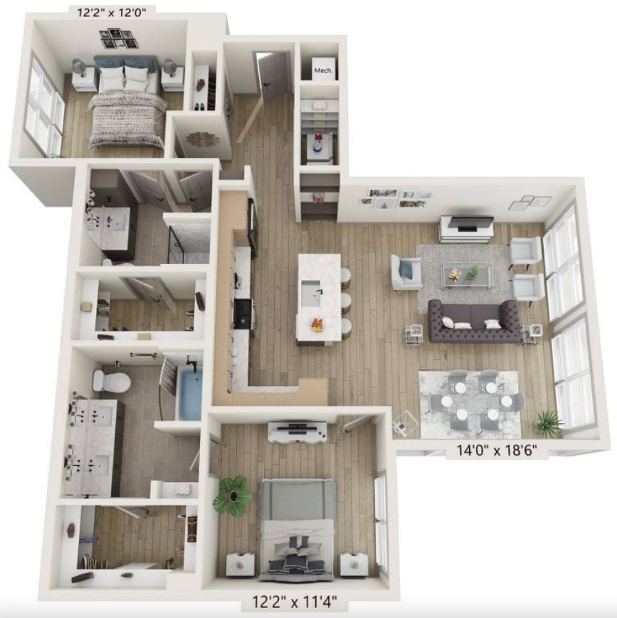 B6 floor plan
