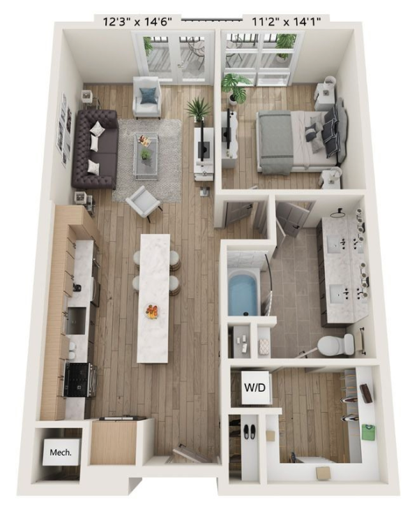 A23 floor plan