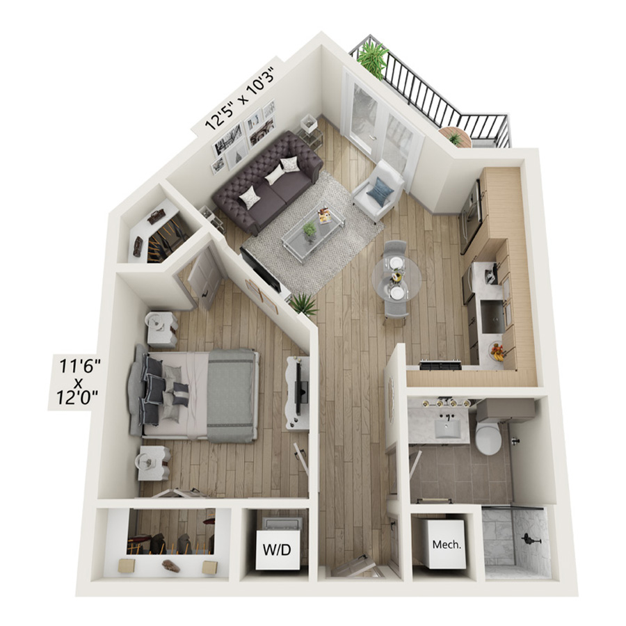 A1 floor plan