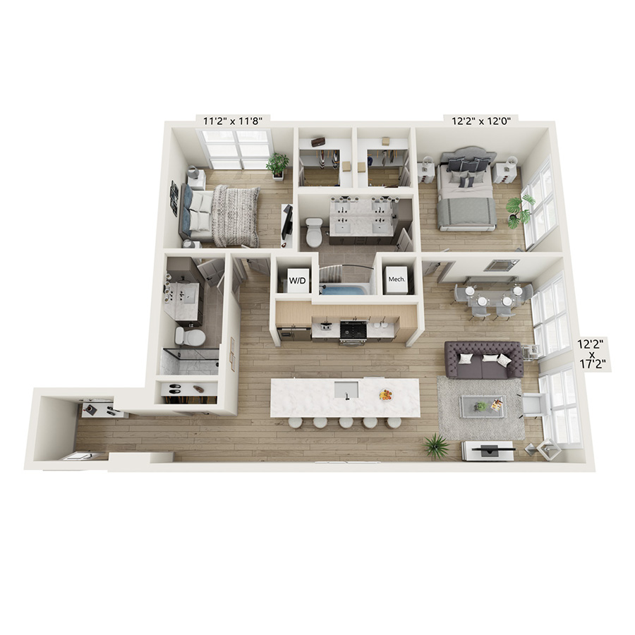 B2 floor plan