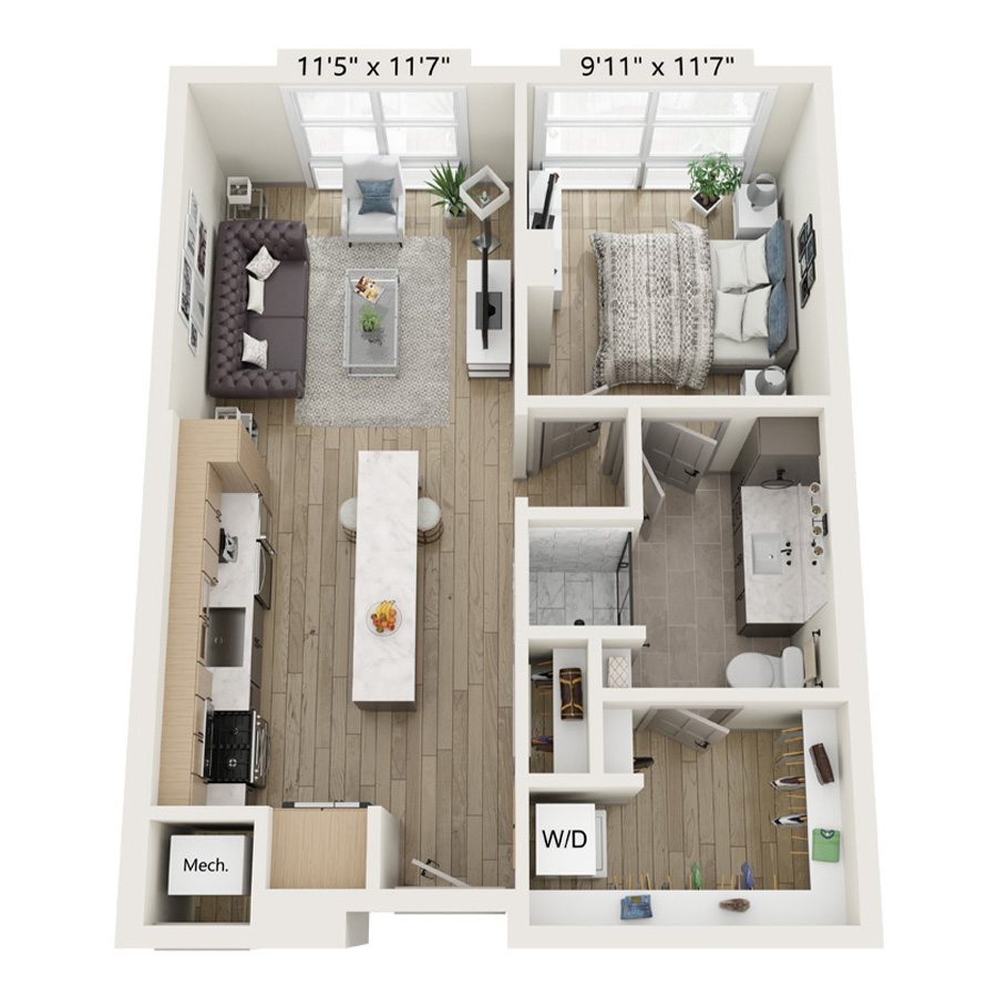 A6 floor plan