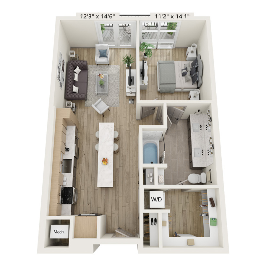 A13 floor plan