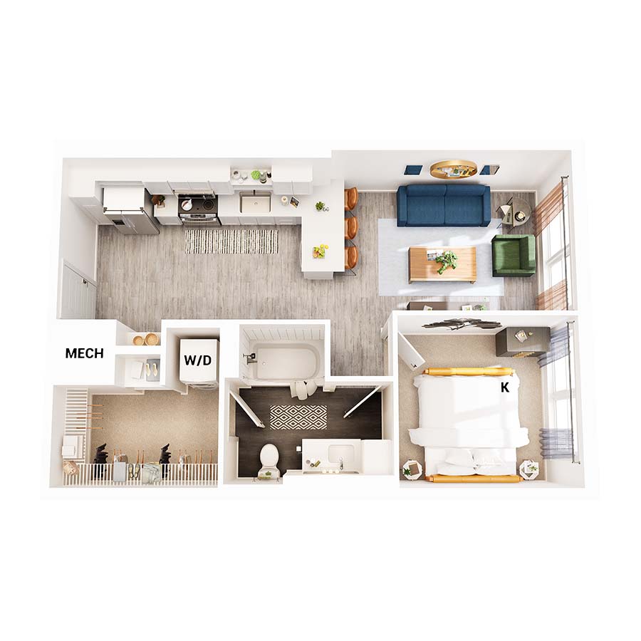 A2 floor plan
