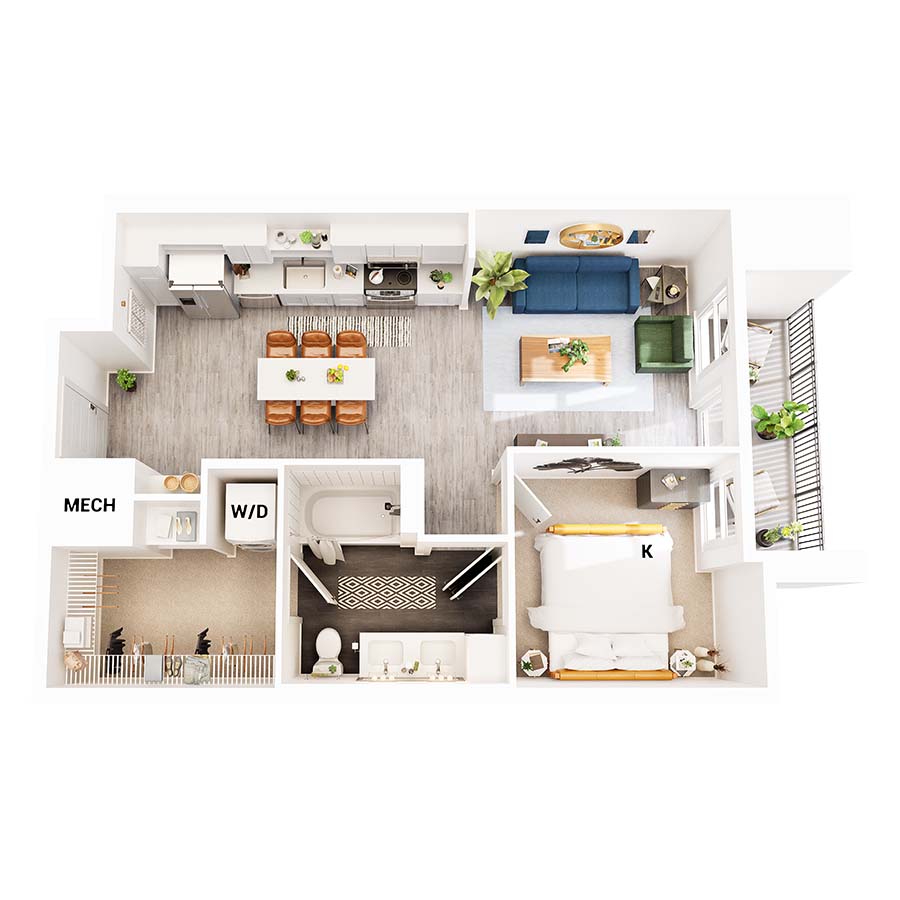 A3B floor plan