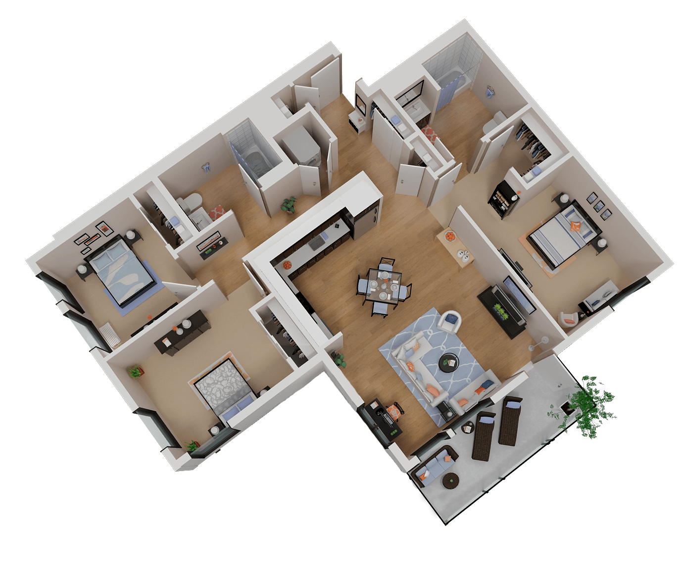 C1 floor plan