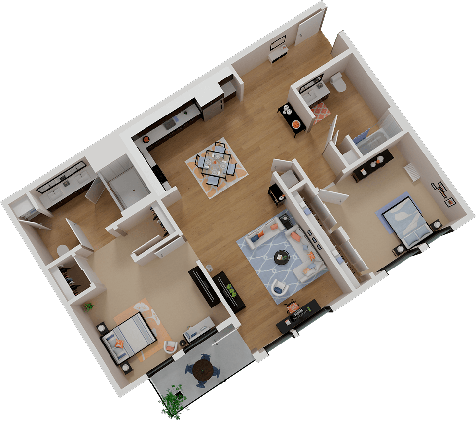 B2B floor plan