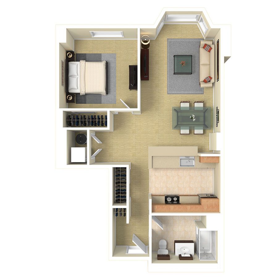 A2 floor plan