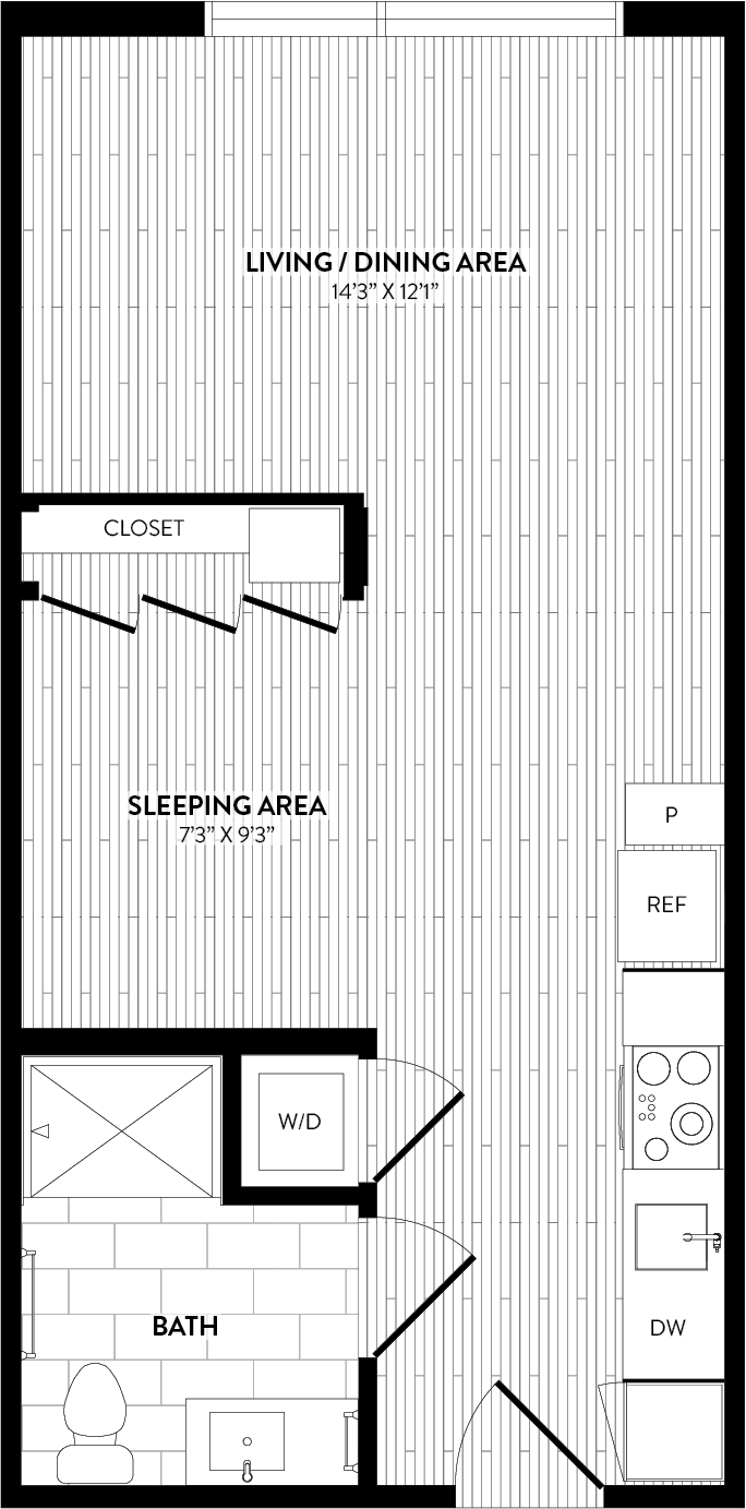 A2 S1 - Studio floor plan