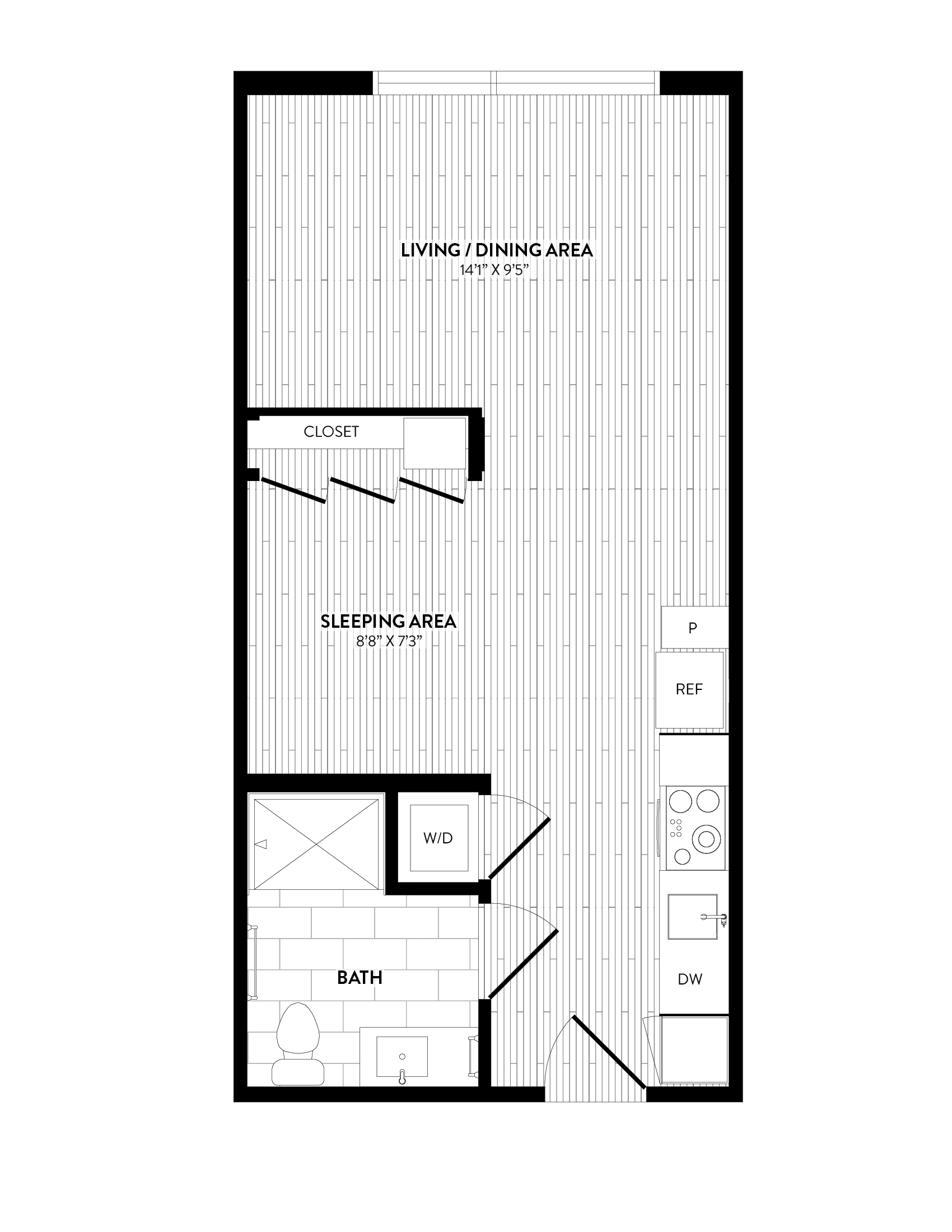 A2 S1A - Studio floor plan