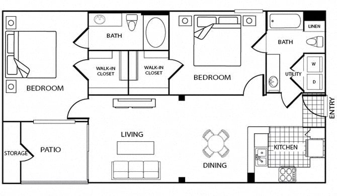 Santa Catalina floor plan