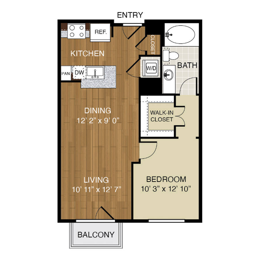 A2 floor plan